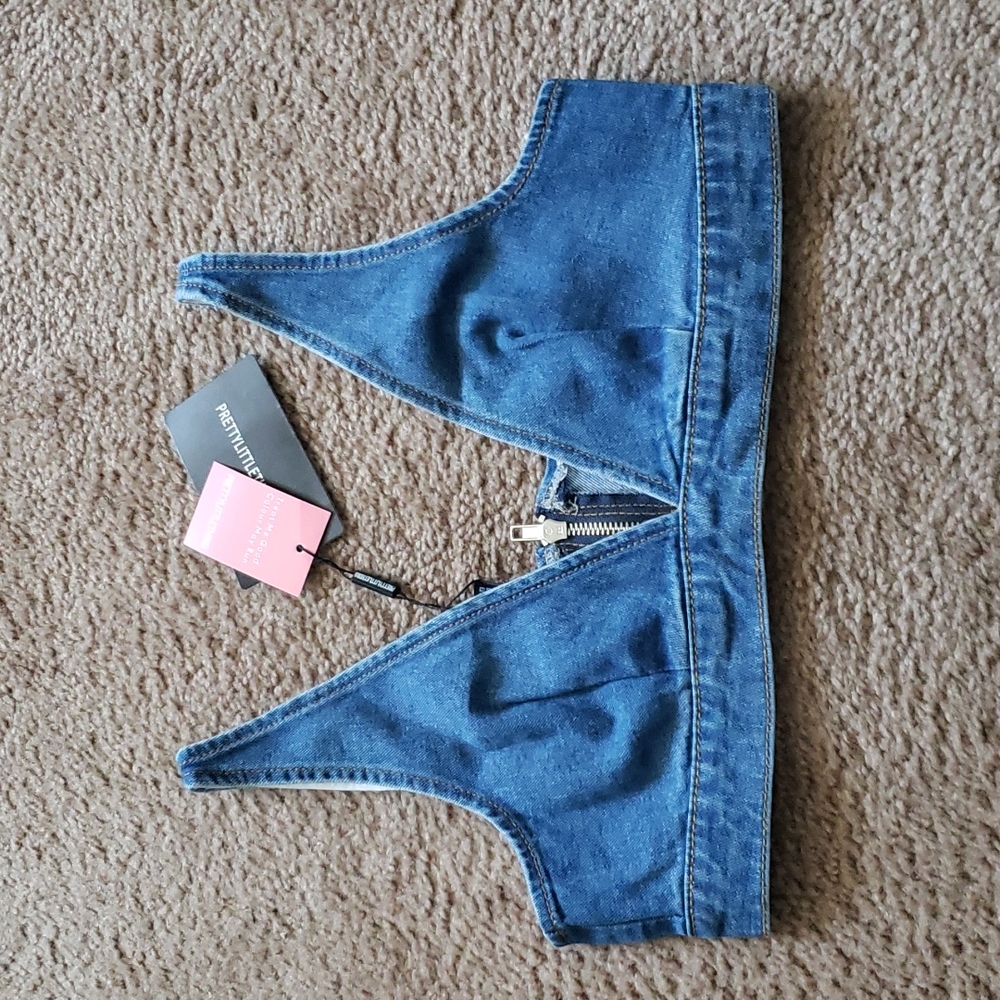 Denim Bralette